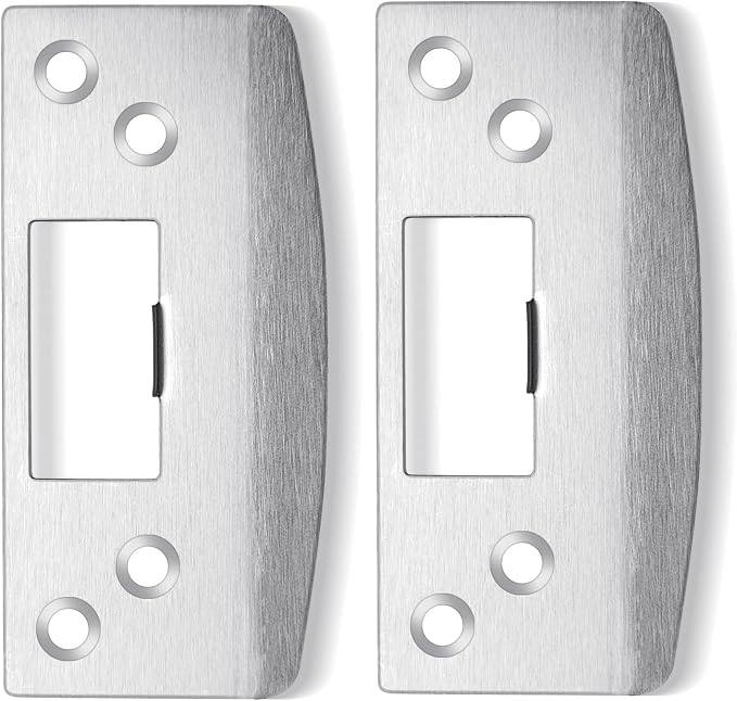 Oversized Door Strike Plates 2 Pack, Heavy Duty Version Striker | Large by MOSECYOU