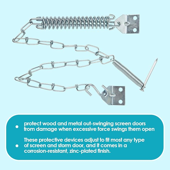 Screen and Storm Door Closer Kit, All in ONE, Closer - Image 5