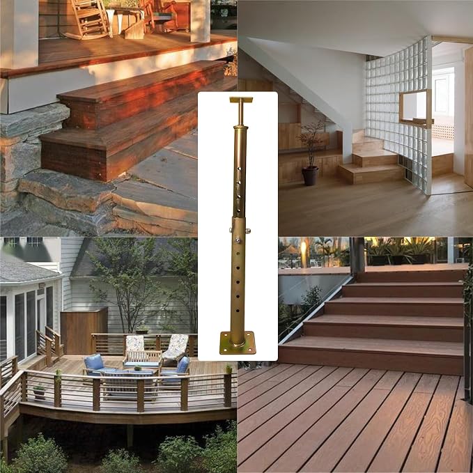 4 Pack House Floor Joist Support Jack 19.5"-34.5" Adjustable - Image 7