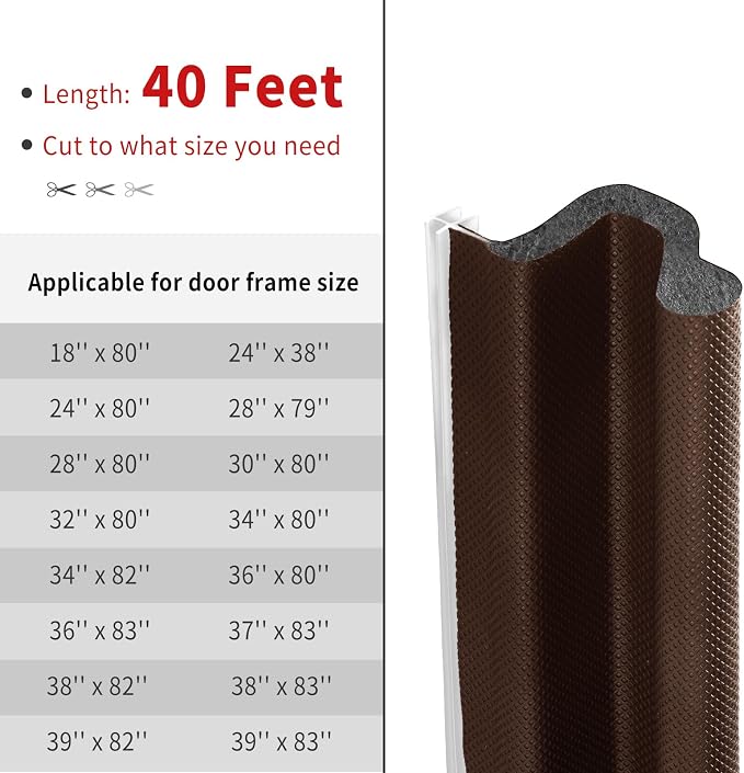 40 Feet Kerf Door Weather Stripping Seal - Image 6