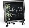 Home Decor, Farmhouse Be Still And Know That I Am God Shelf Decor by JUSITAKEET