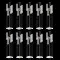 42.5inch 10pcs Acrylic Candelabra Centerpieces by MEISHAONV