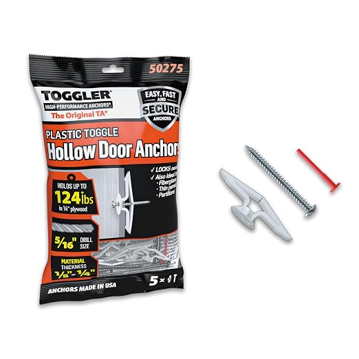 TOGGLER Toggle TA Hollow Door Anchors by TOGGLER