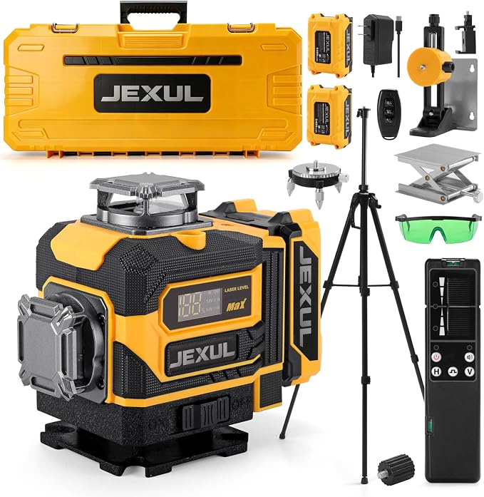 16 Line Laser Level, 4D Self Leveling Kit | by Unknown
