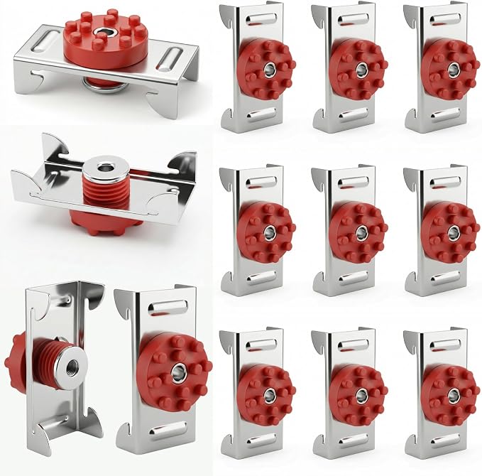 10-Pack Sound Isolation Clips for Drywall, Fits 7/8-Inch Hat Channel | Drywall by GWNF