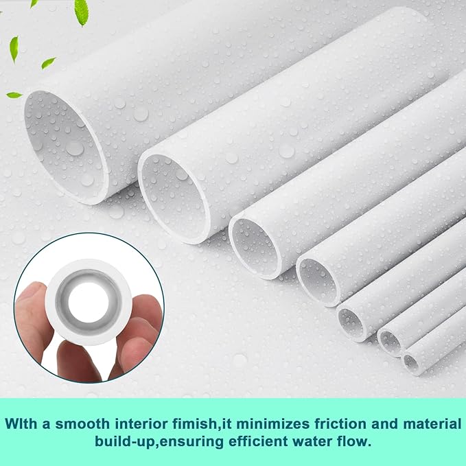4 Inch PVC Pipe 34" Long White Sch40 Industrial PVC Pipes - Image 2
