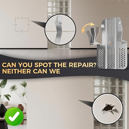 16 Pack Drywall Repair Clips, Easy Install Drywall Clips, Drywall Patch Clip | - Image 6