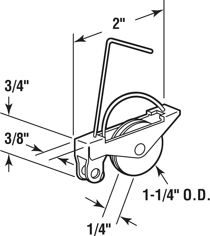 Prime-Line B 515 1-1/4 In. Sliding Screen Door Tension Spring - Image 2