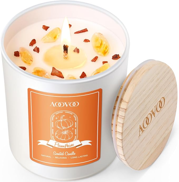 AOOVOO Pumpkin Scented Candles for Women by AOOVOO