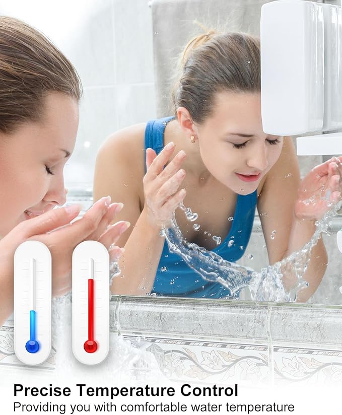 Thermostatic Mixing Valve Fit for 3/8" Compression Fittings | Hot Cold Water - Image 5