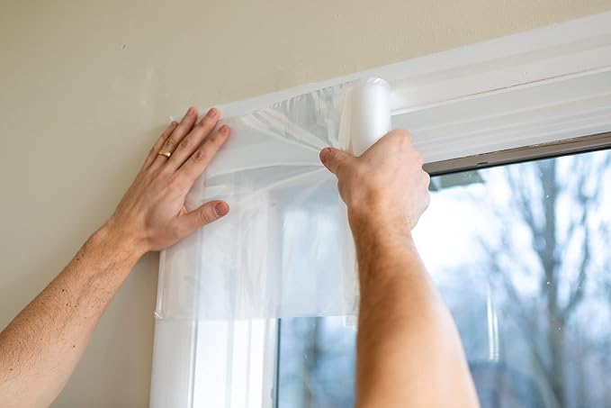 Duck MAX Strength Window Insulation Kit, Winter Window Seal Kit Fits up to 10 - Image 5