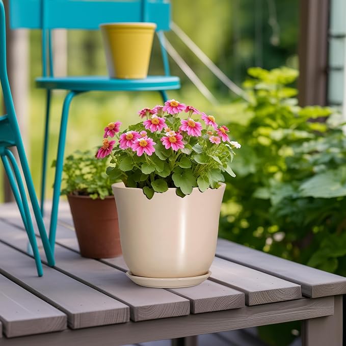 Ceramic Pots for Plants, 5.6 Inch Plant Pot - Image 4