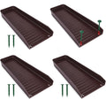 Creative.C 4 Pack Gutter Downspout Extensions, Rain Gutter Downspout Splash by Unknown