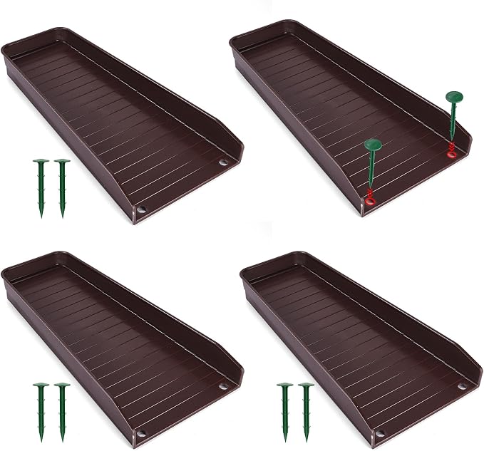Creative.C 4 Pack Gutter Downspout Extensions, Rain Gutter Downspout Splash by Unknown