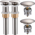 REGALMIX Bathroom Sink Drain Stopper Without Overflow, Pop Up Drain by REGALMIX