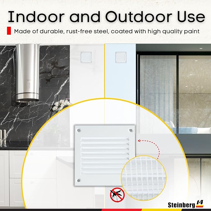 Steinberg14 White Vent Cover 2x2 - Image 5