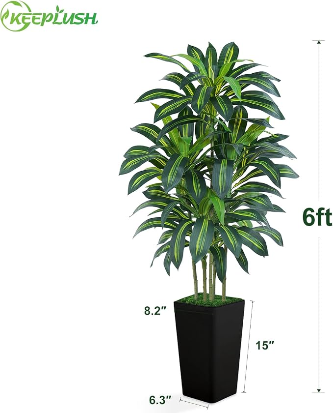 6FT Artificial Dracaena Tree - Image 7