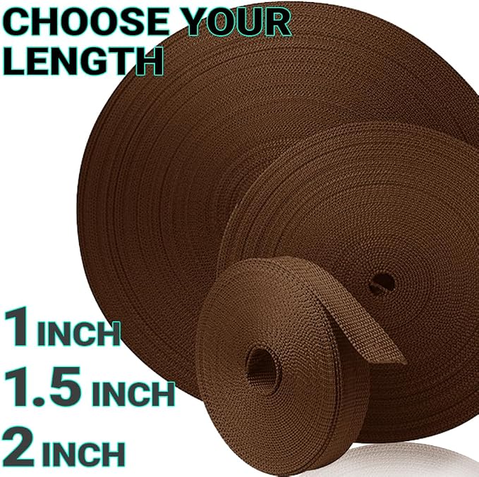 Webbing Strap, 3/4" to 2", 10-50 Yds, EDC gear, backpack repair and pet dog - Image 9