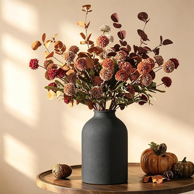 BLOSMON Fall Brown Flowers for Centerpieces, Dining Room Table Decoration | - Image 3