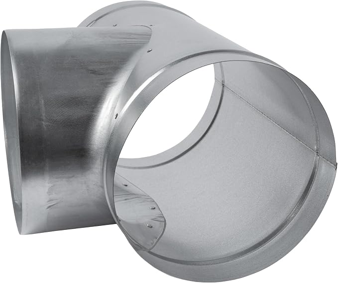90° Degree Ø8 x 8 x 8 Inch T Shape Duct Splitter - Image 5