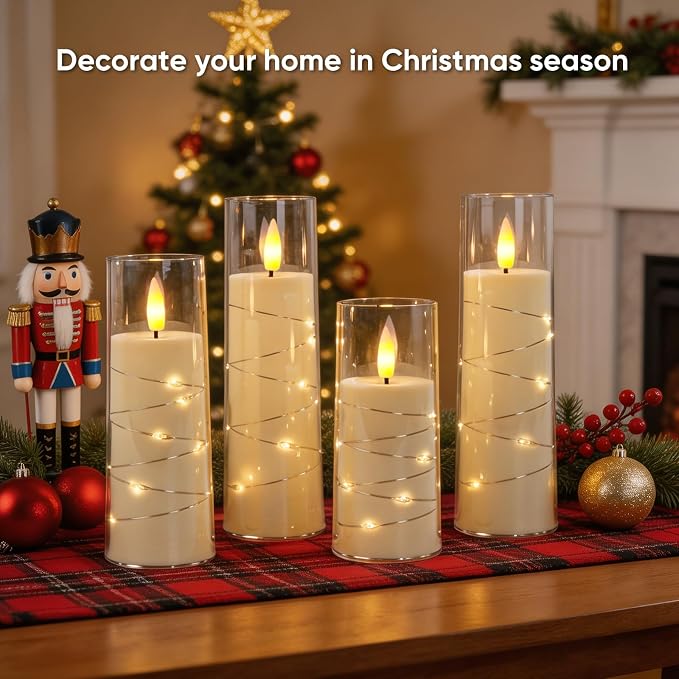 Raycare 18 Pcs Flameless Battery Operated Pillar Candles - Image 8