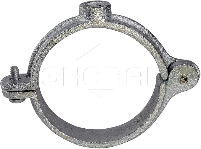 HIGHCRAFT HINGG-01-10 Industrial Decor Hinged Split Ring Pipe Hanger 1 in. - Image 3
