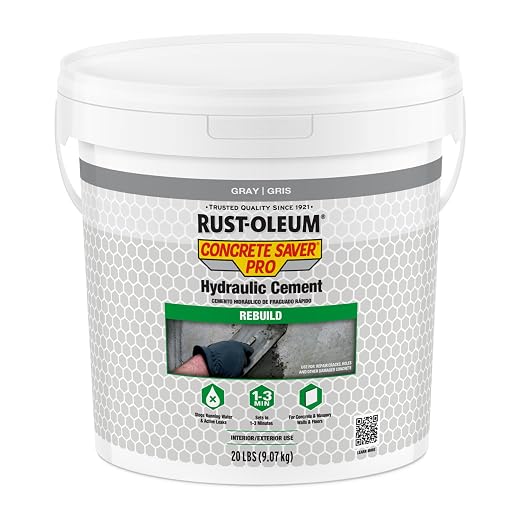 Rust-Oleum Concrete Saver Pro Hydraulic Cement, 20 lb by Rust-Oleum