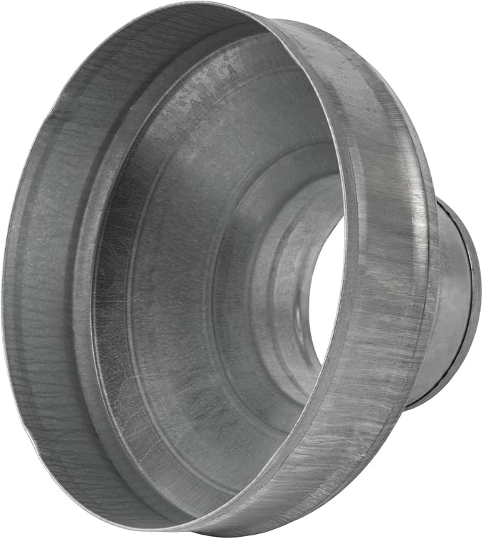 8" to 4" Inch Galvanized Steel Round Duct Reducer - Image 3