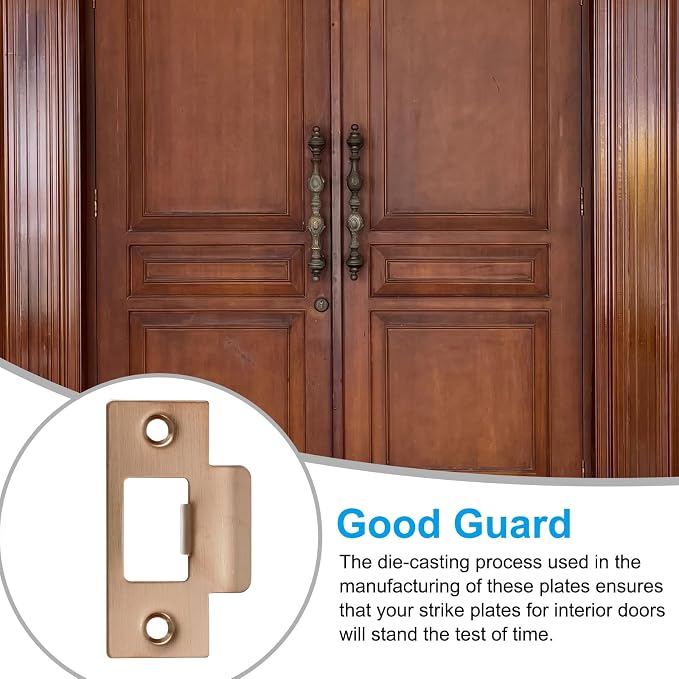 PATIKIL 2-3/4" Door Lock Strike Plate, Door Backplate - Image 5