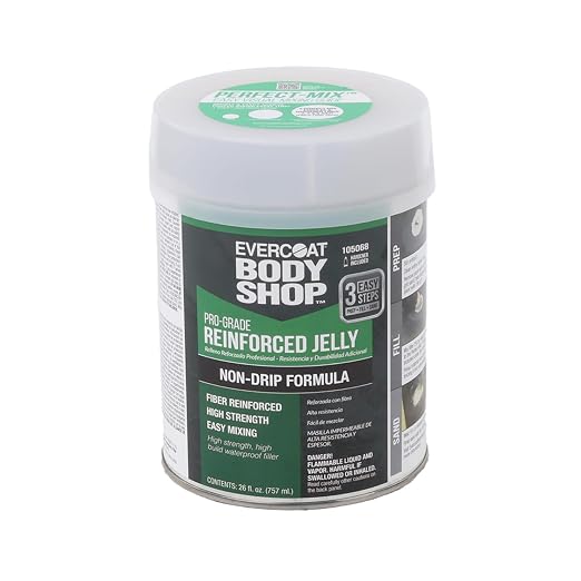 105068 Pro-Grade Reinforced Jelly, Fast Drying Non-Drip, Fiberglass & More by EvercoatBodyShop