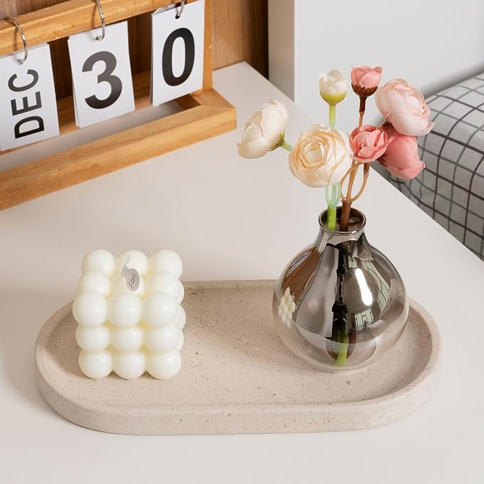 Natural Marble Tray for Bathroom, Vanity Decorative Marble Trays for Countertop - Image 7