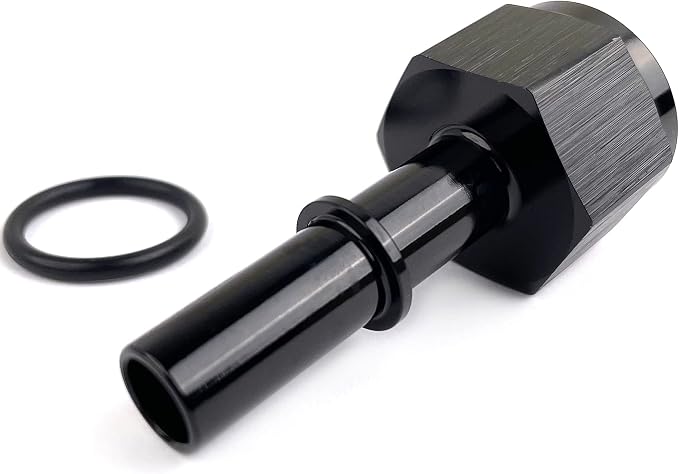 Aluminum Female 8AN Flare to 3/8 SAE Quick Disconnect Push-On EFI Hose Fitting - Image 5