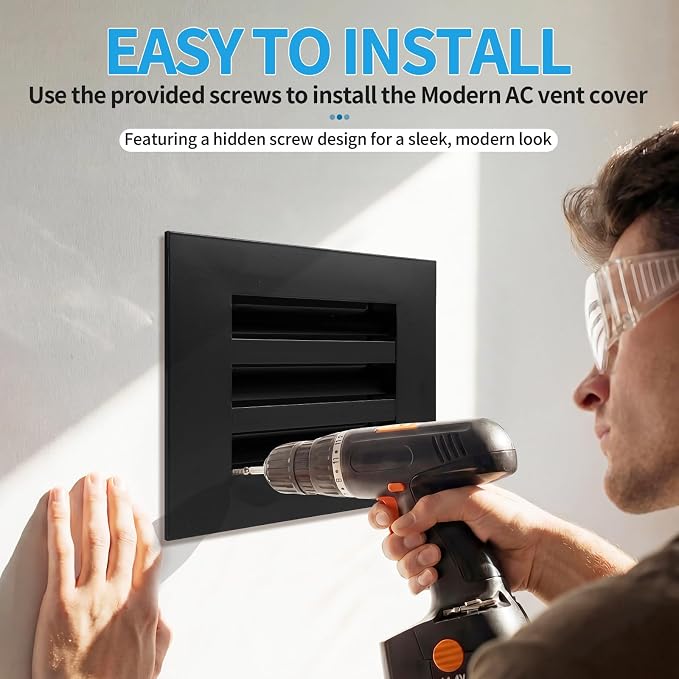 6x6 Modern AC Vent Cover, Decorative Air Vent Register Grille - Image 4