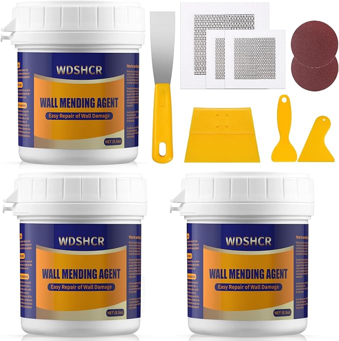Drywall Repair Kit Drywall Hole Repair Patch Kits Wall Spackle Repair Paste by WDSHCR