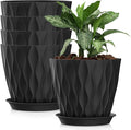 8 Inch Plastic Plant Pots, Planters by SQKH