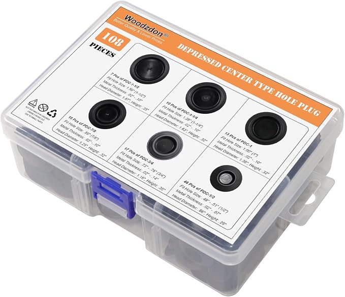 108pcs Plastic Plugs for Round Holes - Image 4