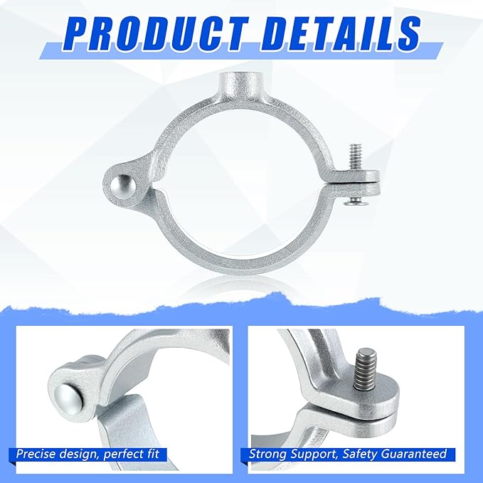 1 Pack 1-1/2" Split Ring Pipe Hanger - Image 3