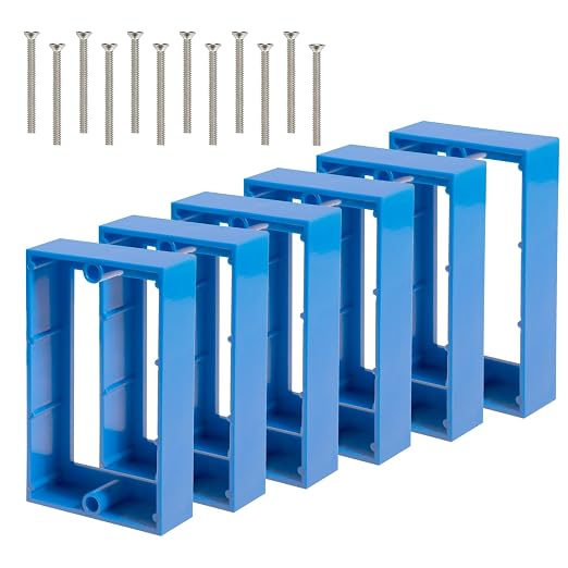 3/4Inch Single Gang Receptacle Outlet Box Extenders by XGGYA