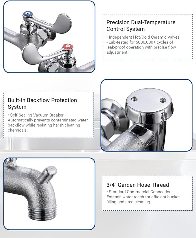 Commercial Mop Sink Faucet - Image 3