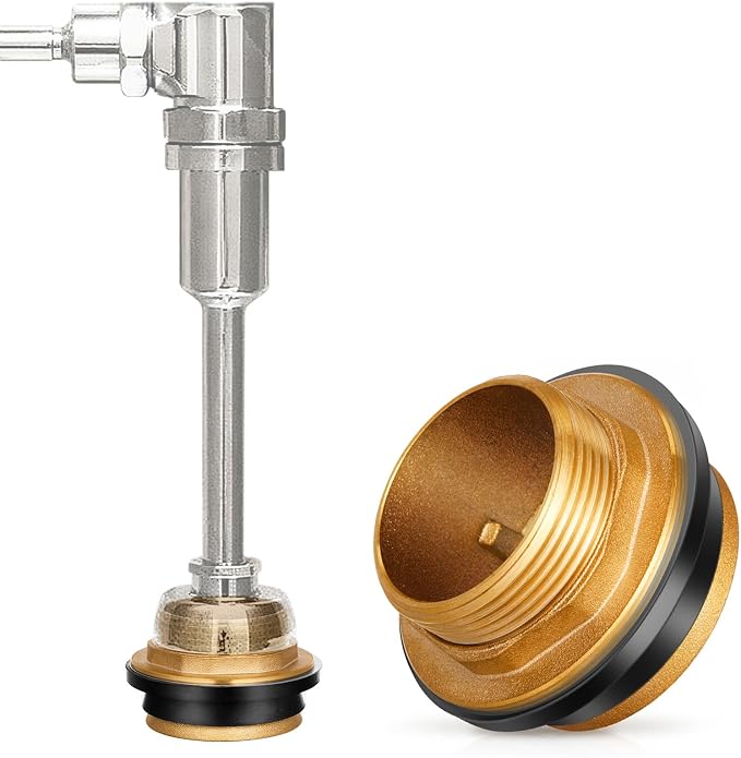 Zonon 1 Pcs 1-1/2 Inch 100% Brass Closet Spud Urinal Spud Flush Valve Parts by Zonon