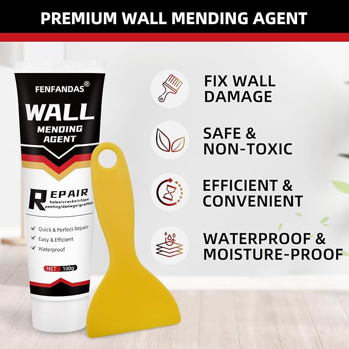 Drywall Repair Kit, Drywall Hole Patch Repair Kit Spackle Wall Repair Kit | - Image 6