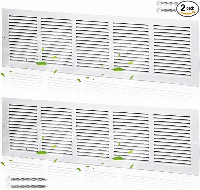 White 2 Pack Ceiling Vent Cover by Unknown