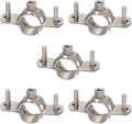HARFINGTON 5pcs 201 Stainless Steel 0.8"/20mm Split Ring Pipe Hanger Pipe Strap by HARFINGTON