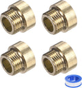 M METERXITY Shower Head Extension Arm, Brass G1/2 Male to Female Extension Pipe by MMETERXITY
