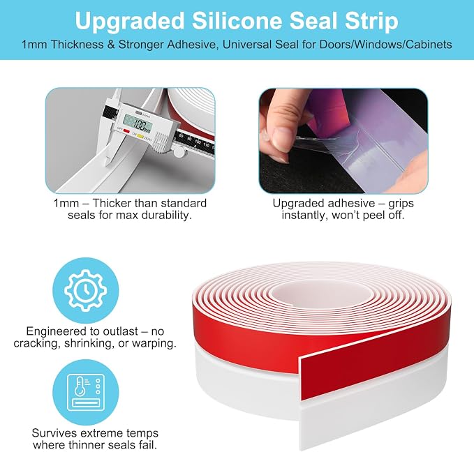 Elvone Weather Stripping Door Seal - Image 3