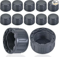 3/4" BSPT PVC Sprinkler Cap 12 Pack, Female Thread Pipe Plug Adapter by Unknown