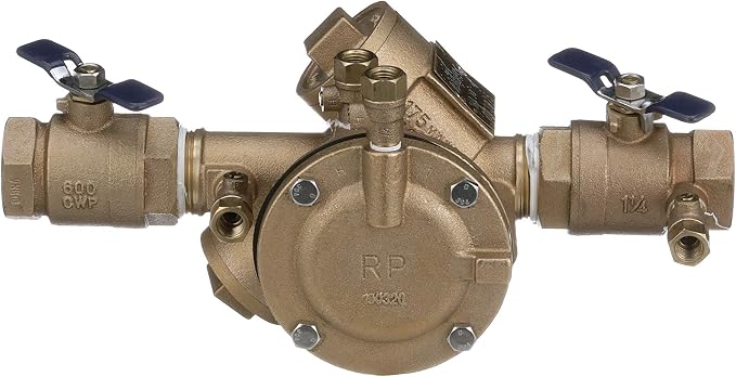 Febco 825Y Bronze RPZ Backflow Preventer 1-1/4" Inlet, NPT Y Pattern - Image 2