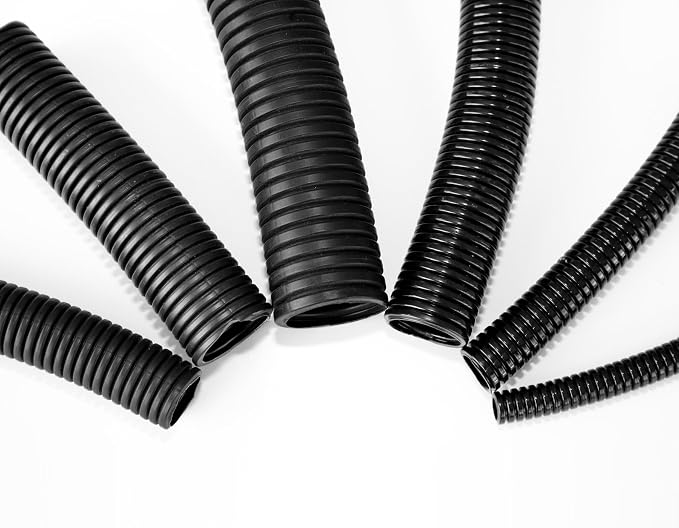 3/4" Wire Loom Non-Slit Polyethylene Corrugated Flexible Innerduct Conduit by Electriduct