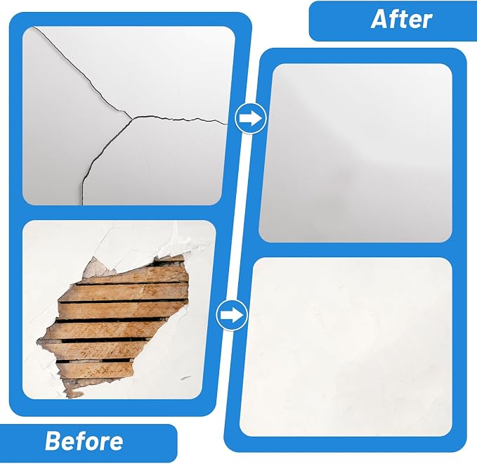 12 PCS 4/6/8 Inch Wall Repair Patch Kit, Aluminum Mesh Dry Wall Hole Repair - Image 6