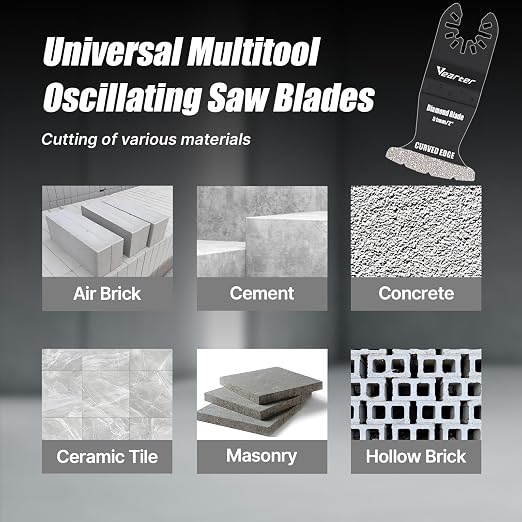 5PCS 2''/51mm Diamond Oscillating Saw Blades - Image 4